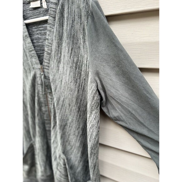 Logo by Lori Goldstein women's L zip Up Tunic cardigan sweater lagenlook Scandi - Picture 3 of 5